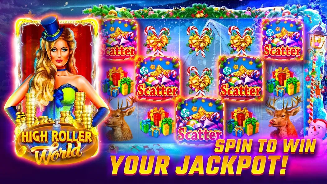 Slots WOW Casino Slot Machine (Слотс ВОУ)  [МОД Unlocked] Screenshot 1