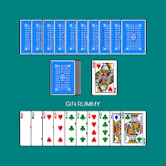 Скачать взлом Gin Rummy (Джин Рамми)  [МОД Menu] - последняя версия apk на Андроид