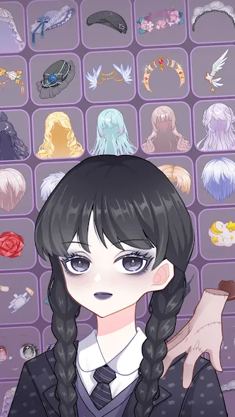 Anime Avatar Maker Creator (Аниме Аватар Мейкер Креейтор)  [МОД Много монет] Screenshot 2