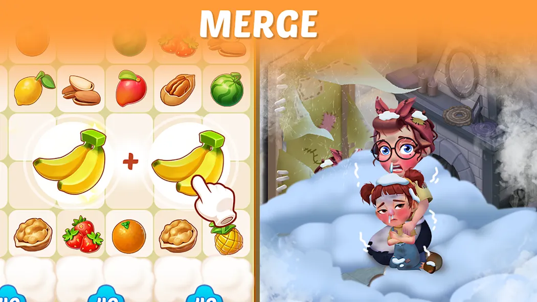 Merge Cooking:Theme Restaurant  [МОД Mega Pack] Screenshot 2