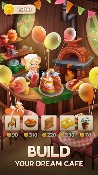 Merge Inn - Cafe Merge Game (Мердж Инн)  [МОД Unlimited Money] Screenshot 1