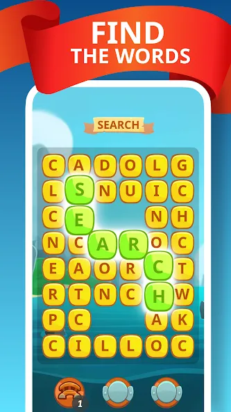 Word Treasure Hunt  [МОД Все открыто] Screenshot 1