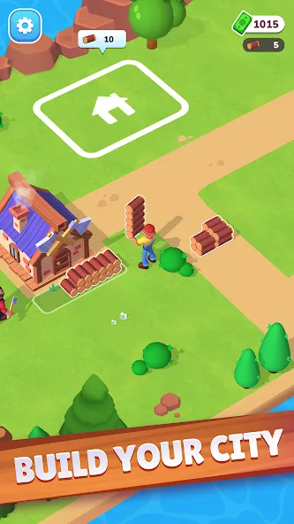 Town Mess - Building Adventure (Таун Месс)  [МОД Бесконечные монеты] Screenshot 1