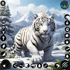 Взлом Arctic White Tiger Family Sim  [МОД Бесконечные деньги] - стабильная версия apk на Андроид