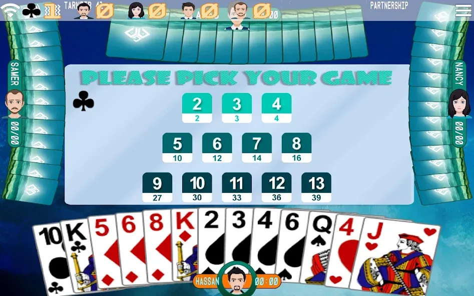 Golden Card Games Tarneeb Trix (Голден Кард Геймс Тарниб Трикс)  [МОД Много монет] Screenshot 4