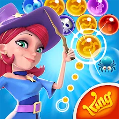 Скачать взломанную Bubble Witch 2 Saga (Бабл Витч 2 Сага)  [МОД Unlocked] - стабильная версия apk на Андроид