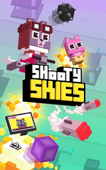 Shooty Skies (Шутый Скаиес)  [МОД Бесконечные монеты] Screenshot 1