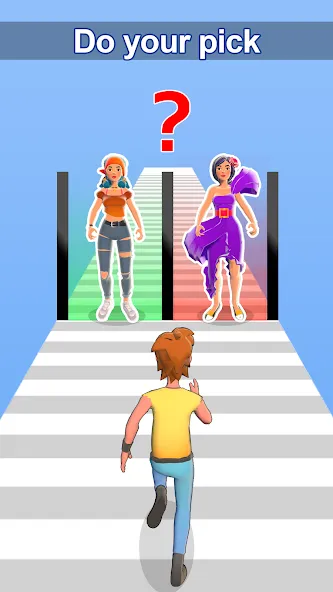 Girl Run 3D - Fun Running Game (девушка бежит)  [МОД Бесконечные деньги] Screenshot 3