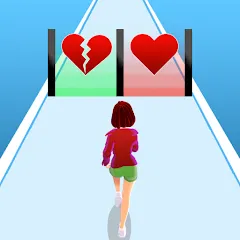 Скачать взлом Girl Run 3D - Fun Running Game (девушка бежит)  [МОД Бесконечные деньги] - полная версия apk на Андроид