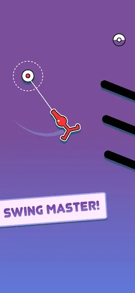 Stickman Hook  [МОД Бесконечные монеты] Screenshot 3