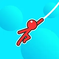 Взлом Stickman Hook  [МОД Бесконечные монеты] - последняя версия apk на Андроид