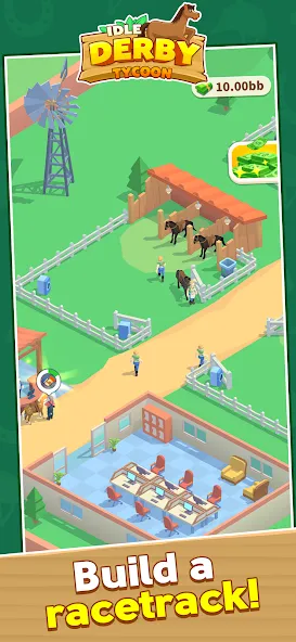 Idle Derby Tycoon (Айдл Дерби Тайкун)  [МОД Menu] Screenshot 1