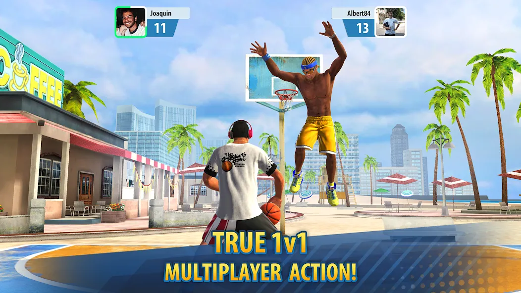 Basketball Stars: Multiplayer (Баскетбол Старс)  [МОД Все открыто] Screenshot 2