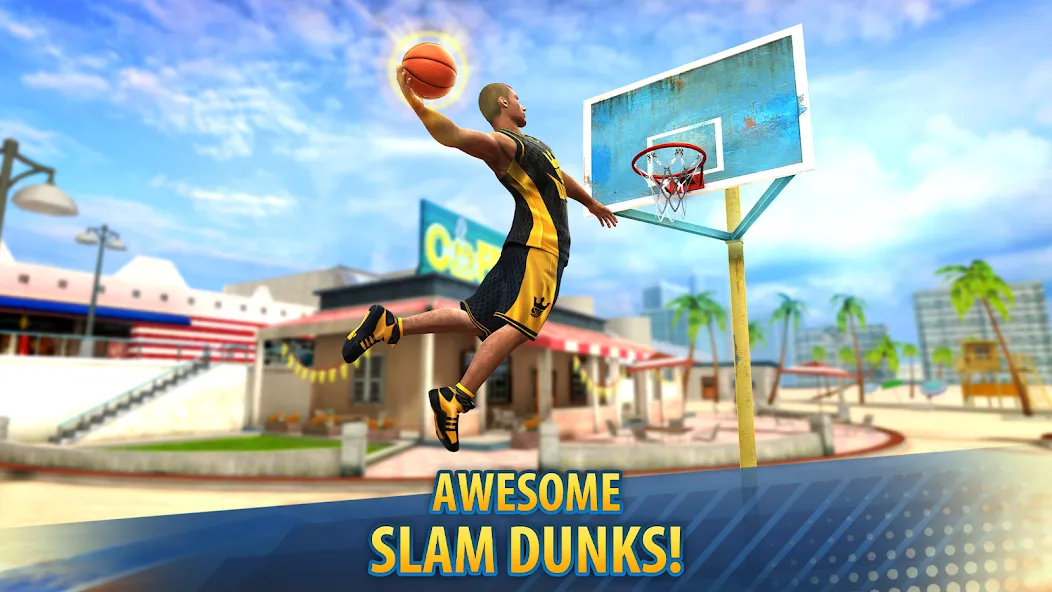 Basketball Stars: Multiplayer (Баскетбол Старс)  [МОД Все открыто] Screenshot 3