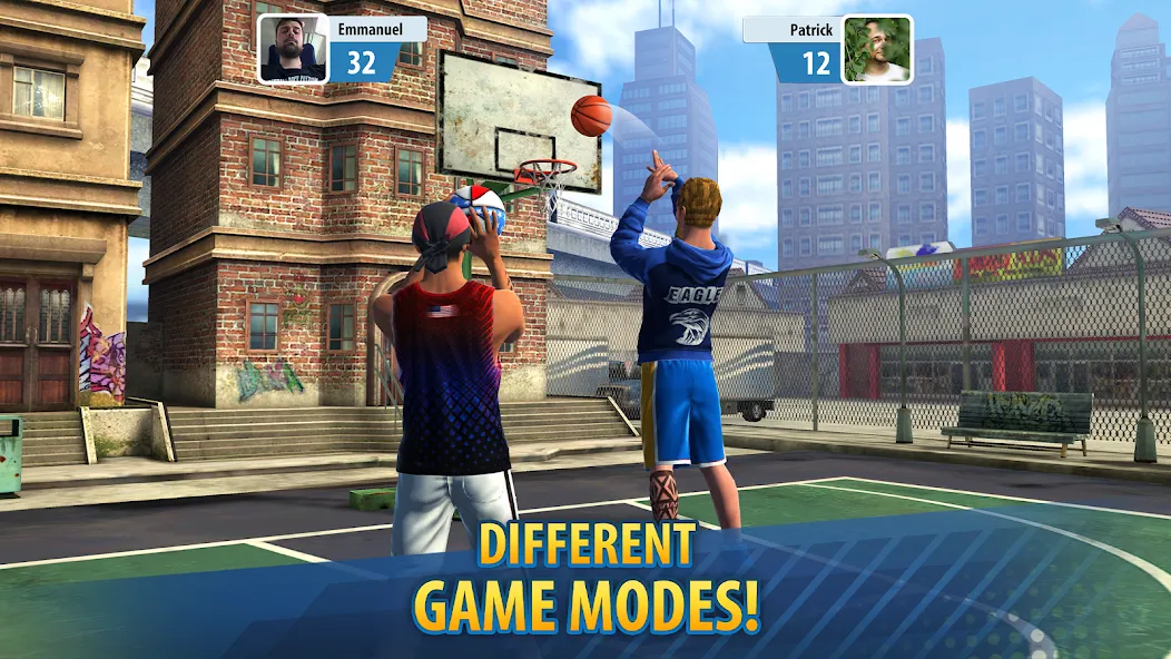 Basketball Stars: Multiplayer (Баскетбол Старс)  [МОД Все открыто] Screenshot 5