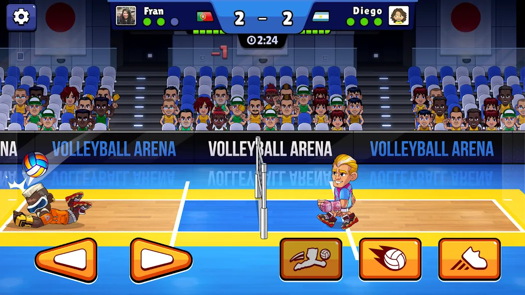 Volleyball Arena: Spike Hard (Волейбольная арена)  [МОД Бесконечные деньги] Screenshot 1