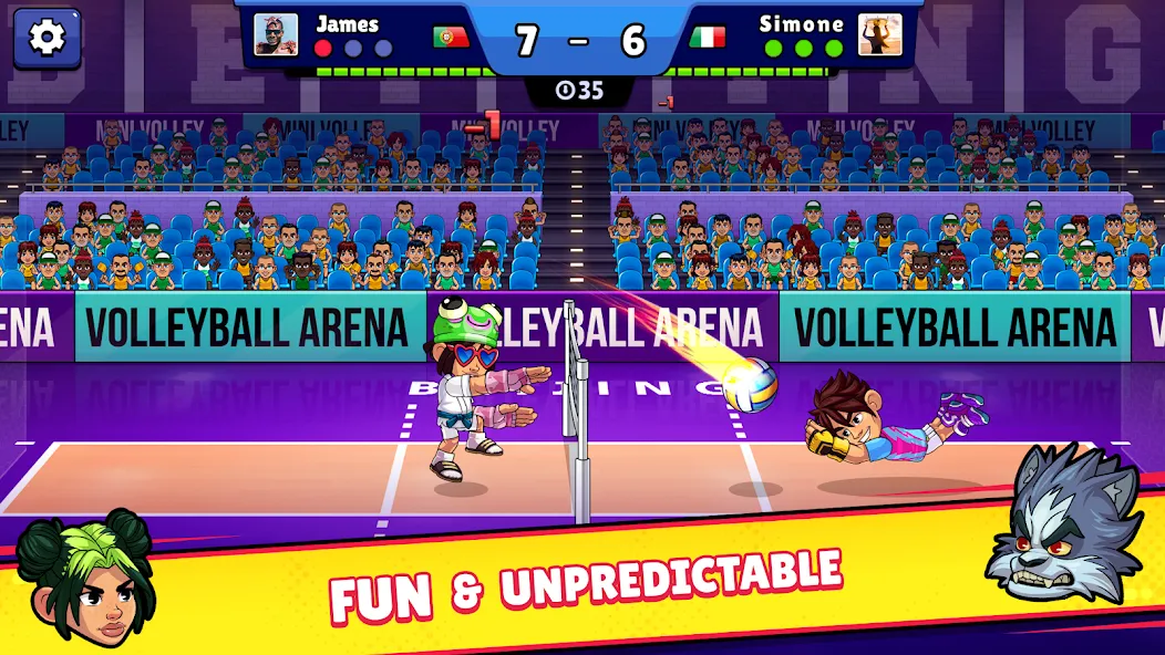 Volleyball Arena: Spike Hard (Волейбольная арена)  [МОД Бесконечные деньги] Screenshot 2