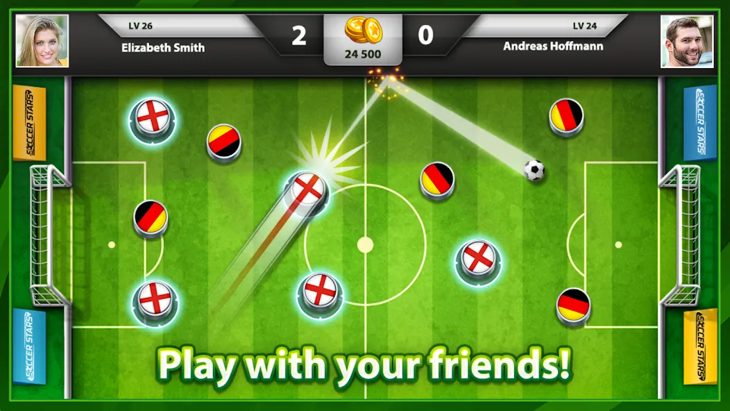 Soccer Stars: Football Games (ок Старс)  [МОД Бесконечные деньги] Screenshot 1