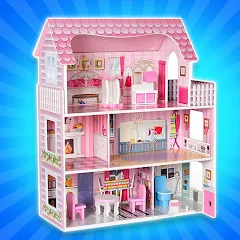 Скачать взлом Girl Doll House Design & Clean  [МОД Много монет] - последняя версия apk на Андроид