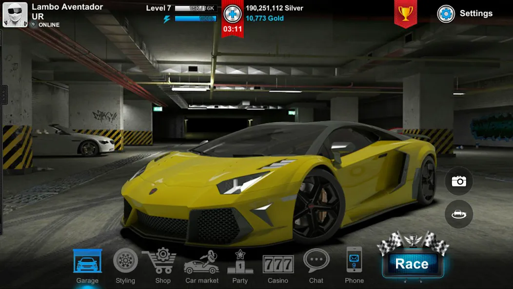 Tuner Life Online Drag Racing (Тюнер Лайф)  [МОД Бесконечные деньги] Screenshot 2