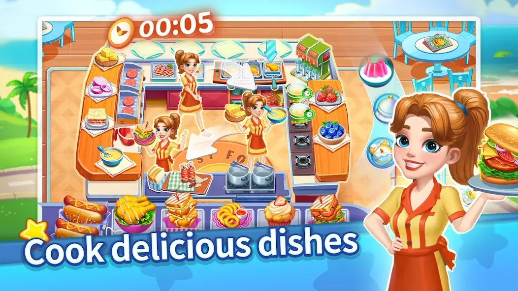 Cooking Master Adventure Games (Кукинг Мастер)  [МОД Unlocked] Screenshot 1