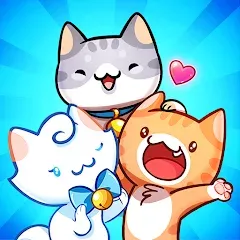 Скачать взломанную Cat Game - The Cats Collector!  [МОД Бесконечные монеты] - последняя версия apk на Андроид