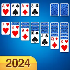 Взломанная Solitaire Card Game (Солитер карточная игра)  [МОД Бесконечные монеты] - полная версия apk на Андроид