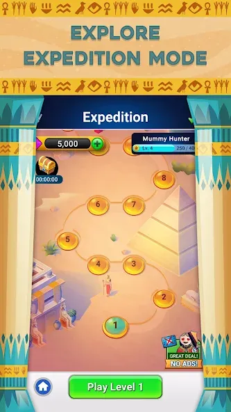 Pyramid Solitaire - Card Games (Пирамида Солитер)  [МОД Unlimited Money] Screenshot 1