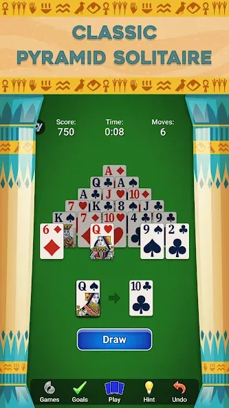 Pyramid Solitaire - Card Games (Пирамида Солитер)  [МОД Unlimited Money] Screenshot 3