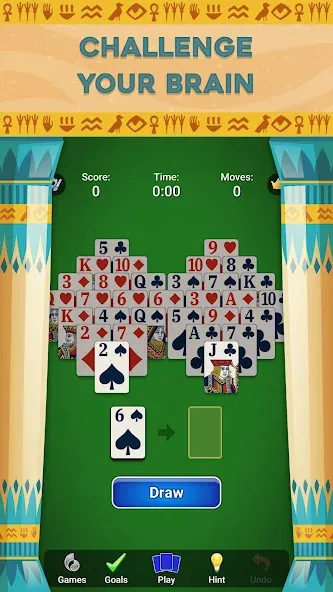 Pyramid Solitaire - Card Games (Пирамида Солитер)  [МОД Unlimited Money] Screenshot 5