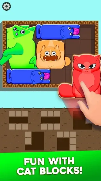 Block Puzzle Cats (Блок Пазл Кошки)  [МОД Unlimited Money] Screenshot 1