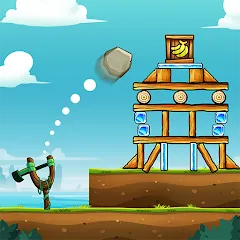 Взломанная Catapult Quest  [МОД Много монет] - полная версия apk на Андроид