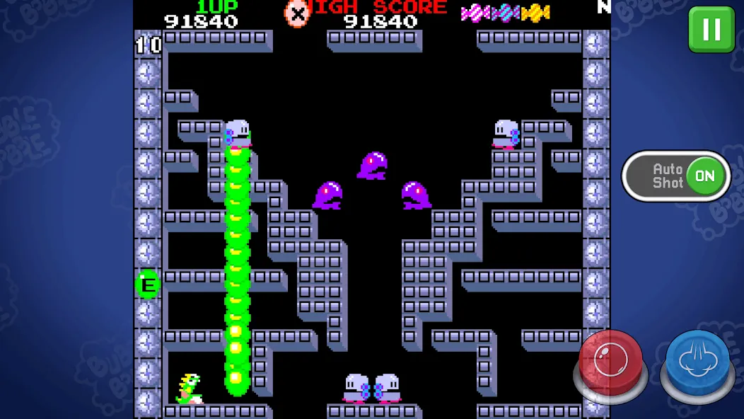 BUBBLE BOBBLE classic (БАБЛ БОББЛ классика)  [МОД Много денег] Screenshot 2