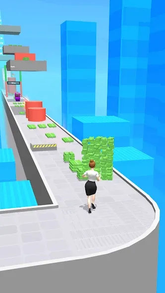 Money Run 3D (Мани Ран 3Д)  [МОД Бесконечные деньги] Screenshot 3