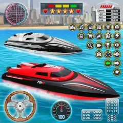 Взлом Speed Boat Racing: Boat games  [МОД Unlimited Money] - полная версия apk на Андроид