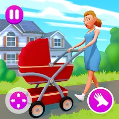 Скачать взломанную Mother Simulator: Family life  [МОД Menu] - стабильная версия apk на Андроид