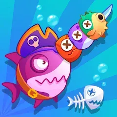 Скачать взлом Sword Shark.io - Hungry Shark  [МОД Много денег] - стабильная версия apk на Андроид