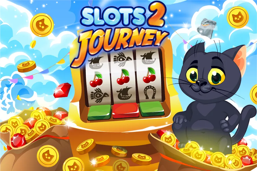 Slots Journey 2: Vegas Casino  [МОД Бесконечные монеты] Screenshot 2