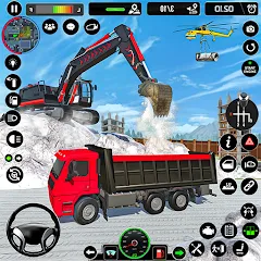 Скачать взлом Excavator Simulator Crane Game (Экскаватор Симулятор Кран Игра)  [МОД Mega Pack] - полная версия apk на Андроид