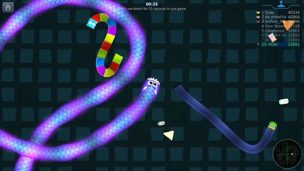 Snake Hunt: Worm io Games Zone  [МОД Menu] Screenshot 1