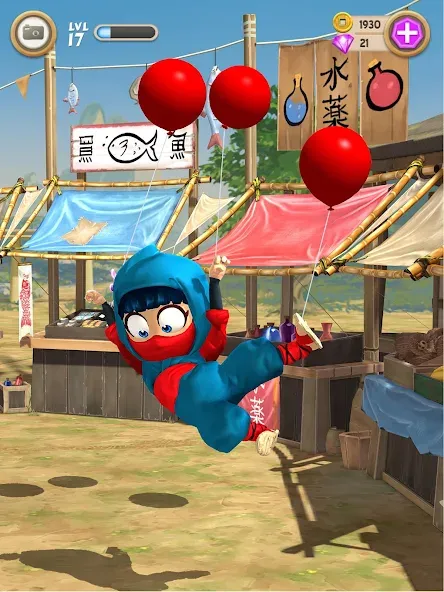 Clumsy Ninja (Кламзи Ниндзя)  [МОД Меню] Screenshot 3