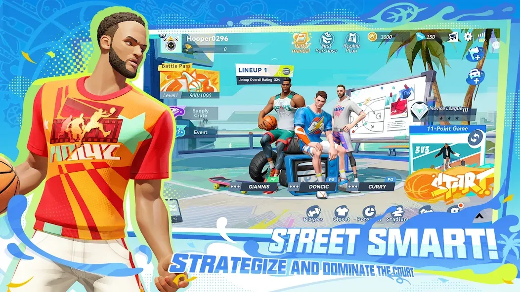 Dunk City Dynasty (Данк Сити Династия)  [МОД Unlimited Money] Screenshot 4