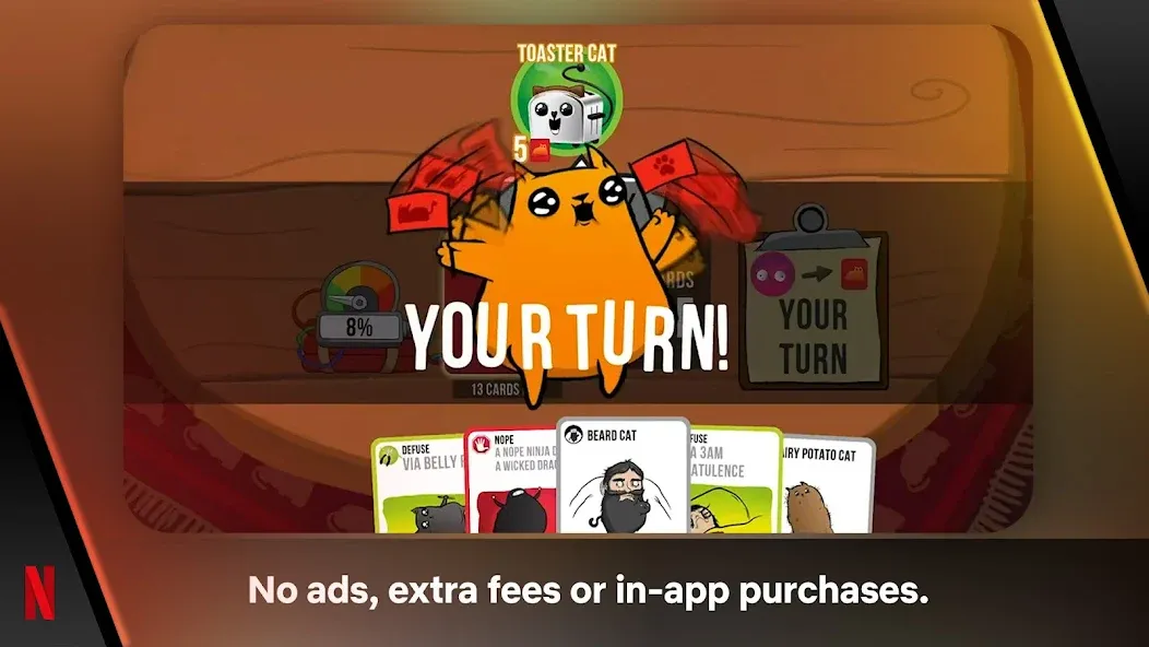 Exploding Kittens - The Game  [МОД Unlimited Money] Screenshot 1