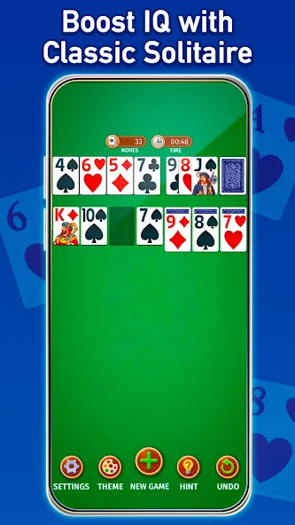 Solitaire: Classic Card Game (Клондайк Солитер)  [МОД Unlocked] Screenshot 1