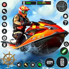 Скачать взлом Jetski Boat Racing: Boat Games (Джетски Гонки на лодках)  [МОД Меню] - стабильная версия apk на Андроид