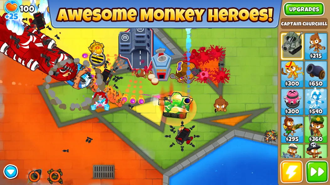 Bloons TD 6 (Блунс ТД 6)  [МОД Много денег] Screenshot 1