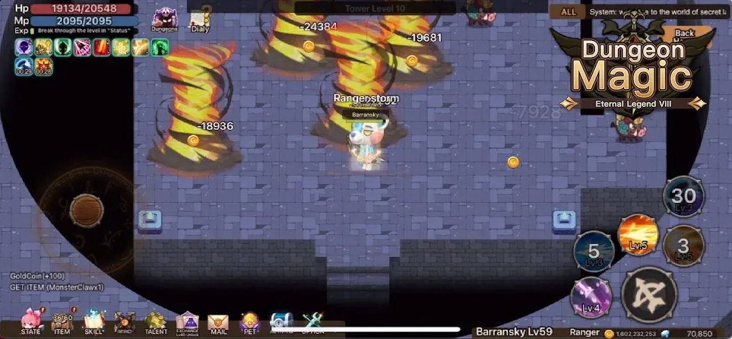 Magic Dungeon:Fallen Angel (Мэджик Данжен)  [МОД Все открыто] Screenshot 1