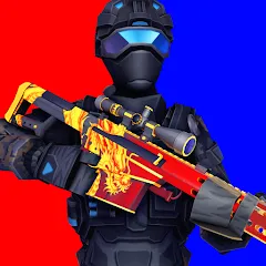 Взлом POLYWAR: 3D FPS online shooter (ПОЛИВАР)  [МОД Много монет] - последняя версия apk на Андроид