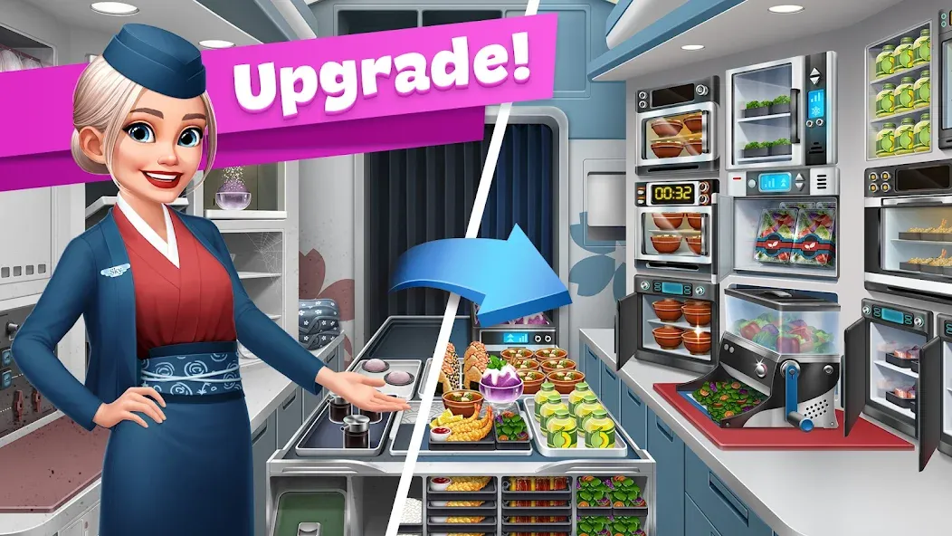 Airplane Chefs - Cooking Game (Эйрплейн Чефз)  [МОД Menu] Screenshot 4