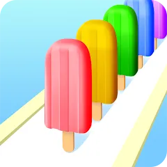 Скачать взломанную Popsicle Stack (Попсикл Стэк)  [МОД Unlocked] - полная версия apk на Андроид